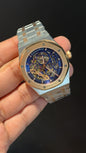 AP Skeleton | Auto | Rose Two Tone | Blue Dial