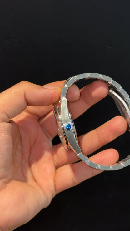 Tag Carrera | Silver Chain | Twin Timer | Green Dial