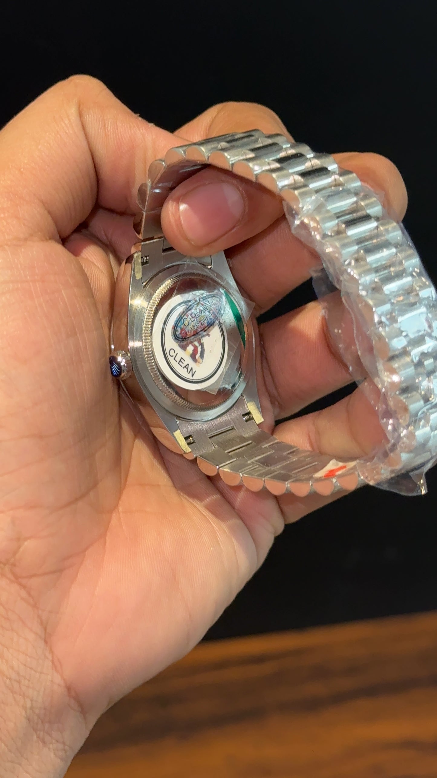 Premium DayDate | 36mm | Silver Chain | Blue Dial - twentyfour