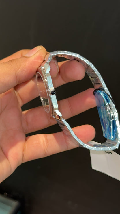 Bvlgari | Silver Chain | Blueish Dial