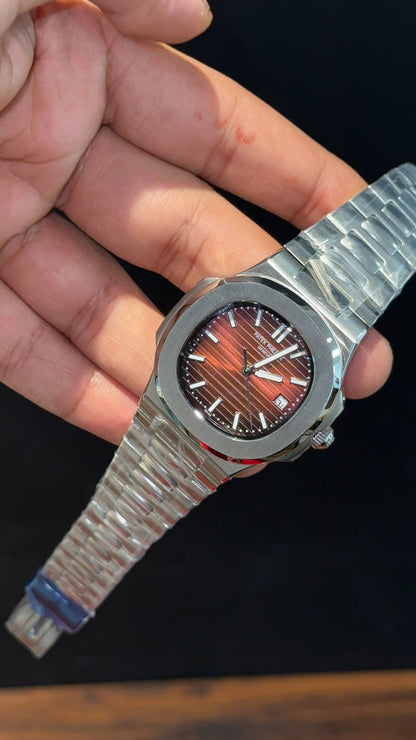 PP Auto | Silver Chain | Browinsh Dial