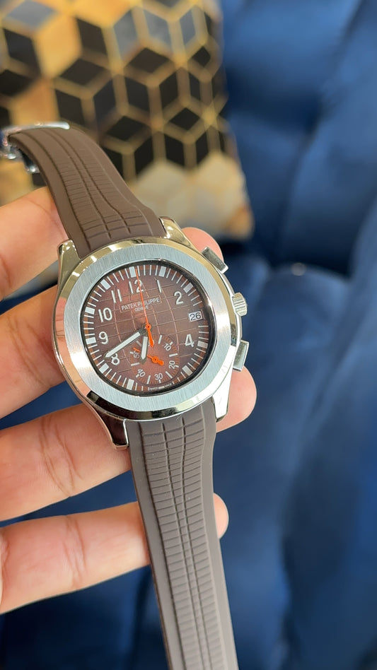 Aquanaut Chrono | Silver Brown