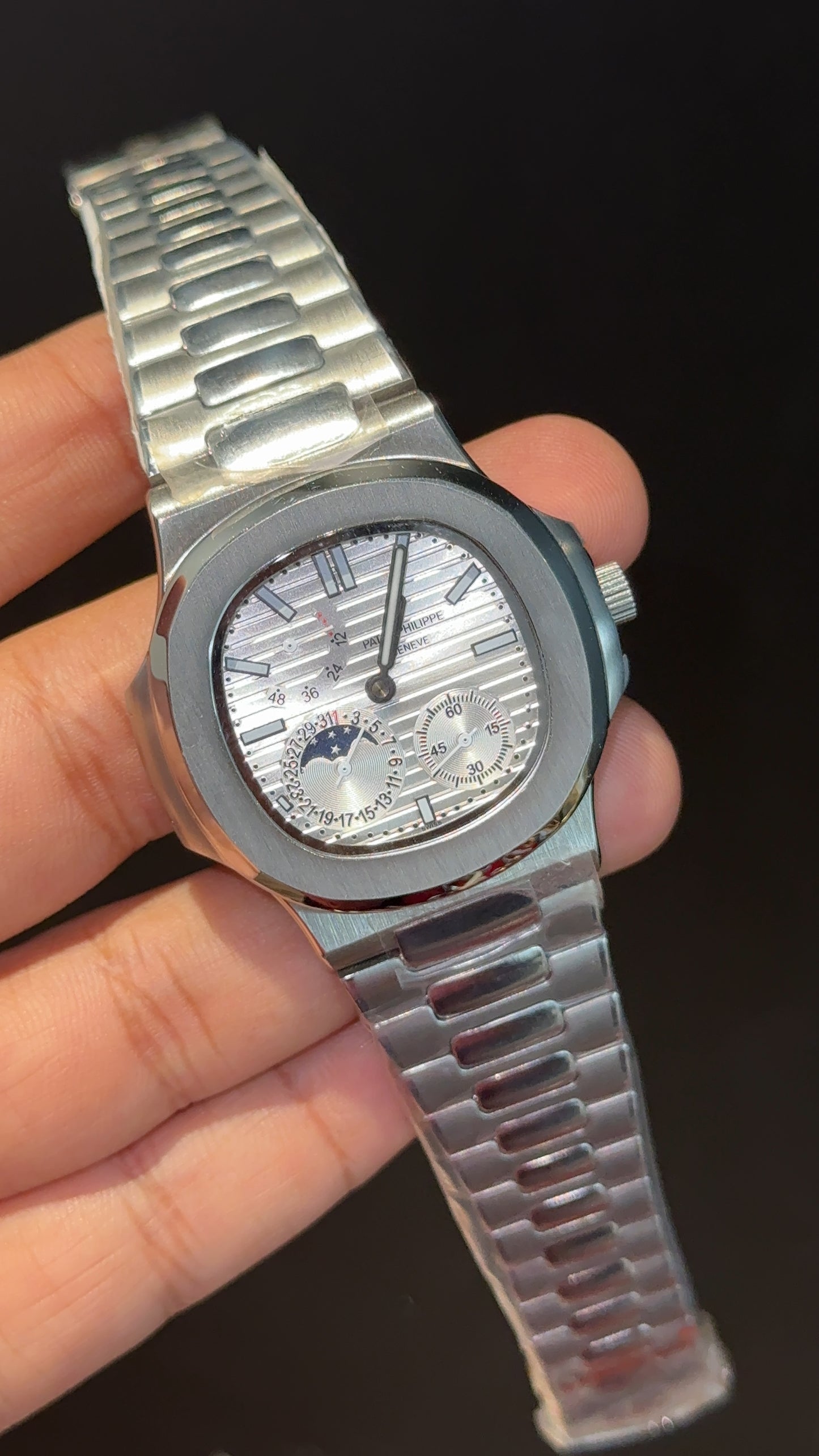 PP Auto | Power Reserve | Silver Chain | Silver Dial