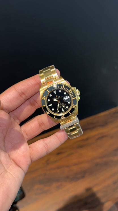 Submariner | Gold Chain | Black Bezel | Black Dial