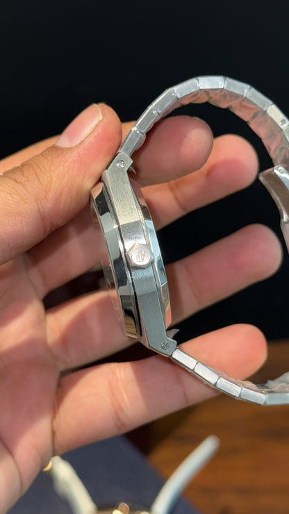 AP Skeleton | Auto | Silver Chain | Black Dial