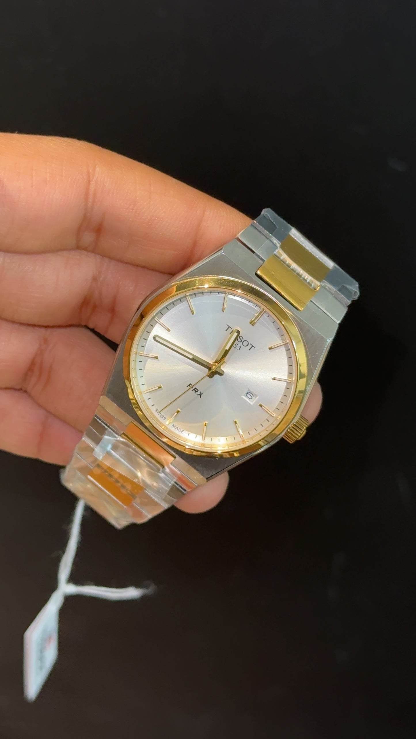 Tissot Prx | Quartz | Gold Two Tone | White Plain Dial - twentyfour