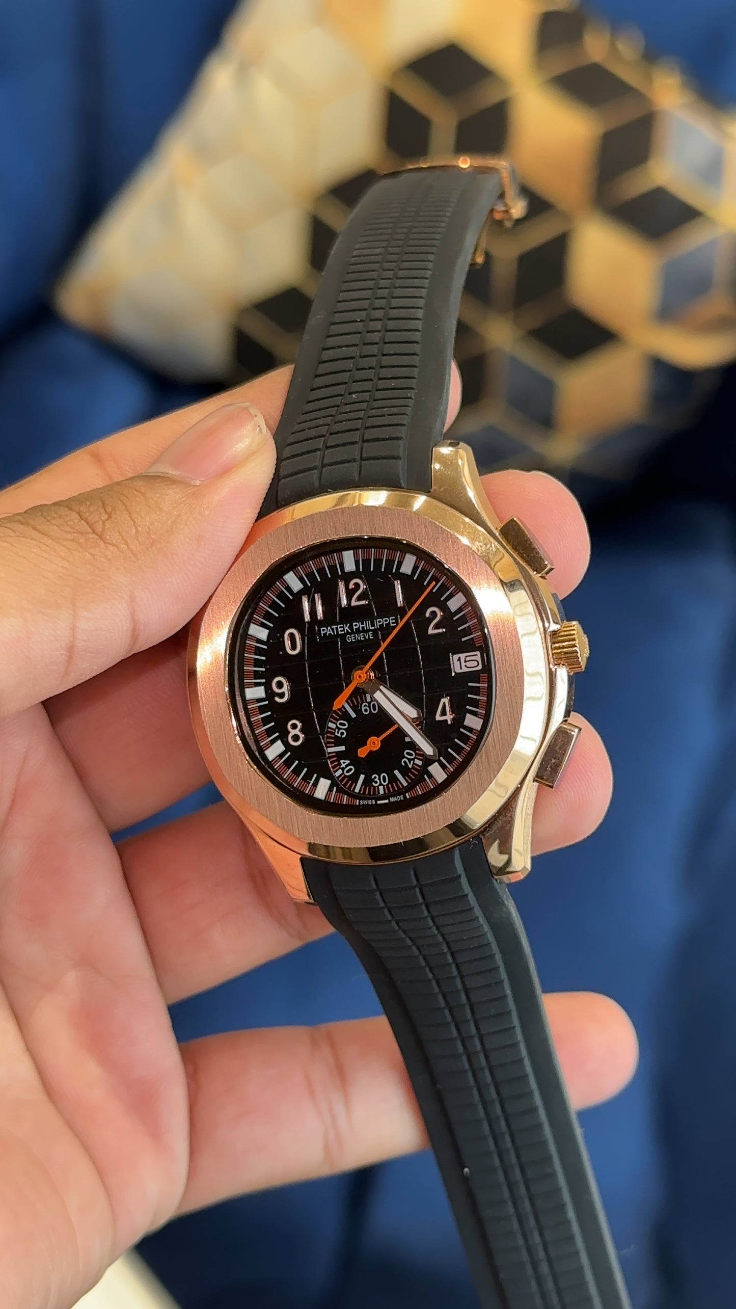 Aquanaut Chrono | orange needle