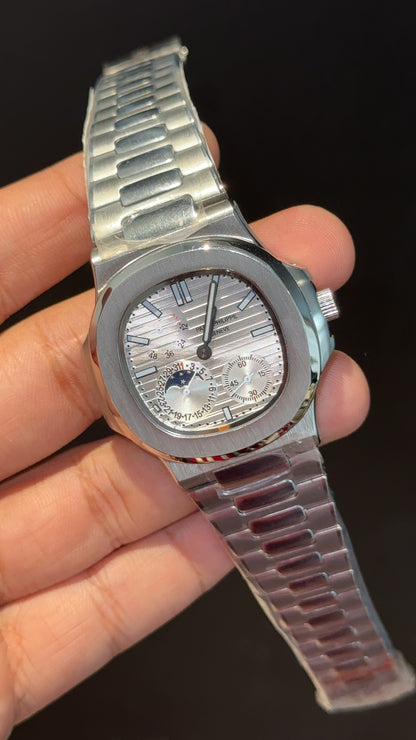 PP Auto | Power Reserve | Silver Chain | Silver Dial