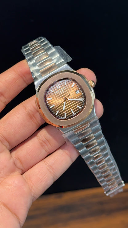 PP Auto | Rose Two Tone | Golden Dial