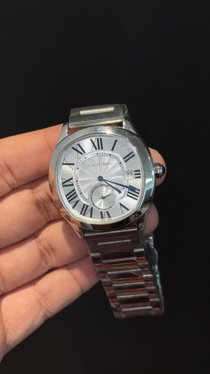Cartier | Pendulum | Silver Chain | White Dial