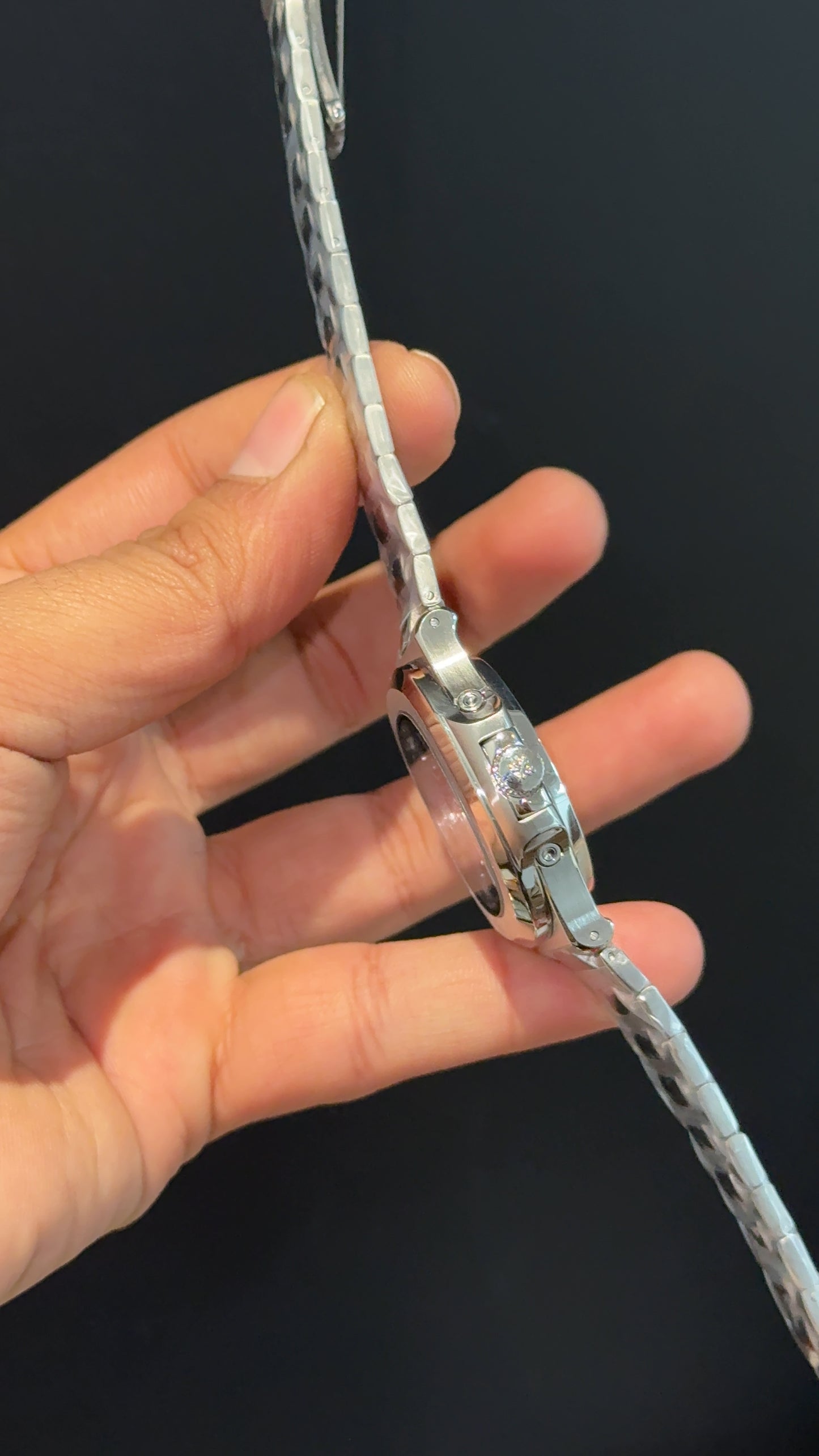 Pp Auto | Silver Chain | Chrono Edition | Blue Dial