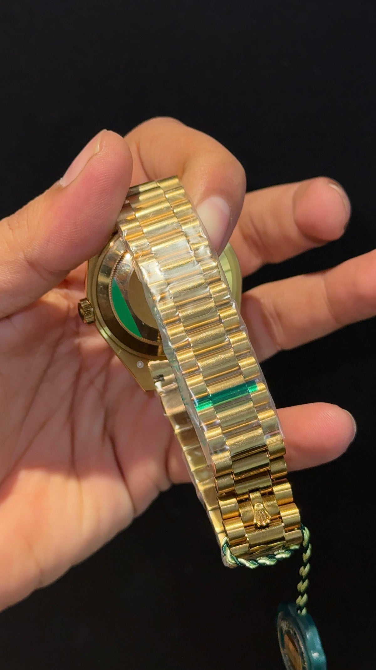 DayDate | Diamond Bezel | Gold Chain | White Diamond Dial