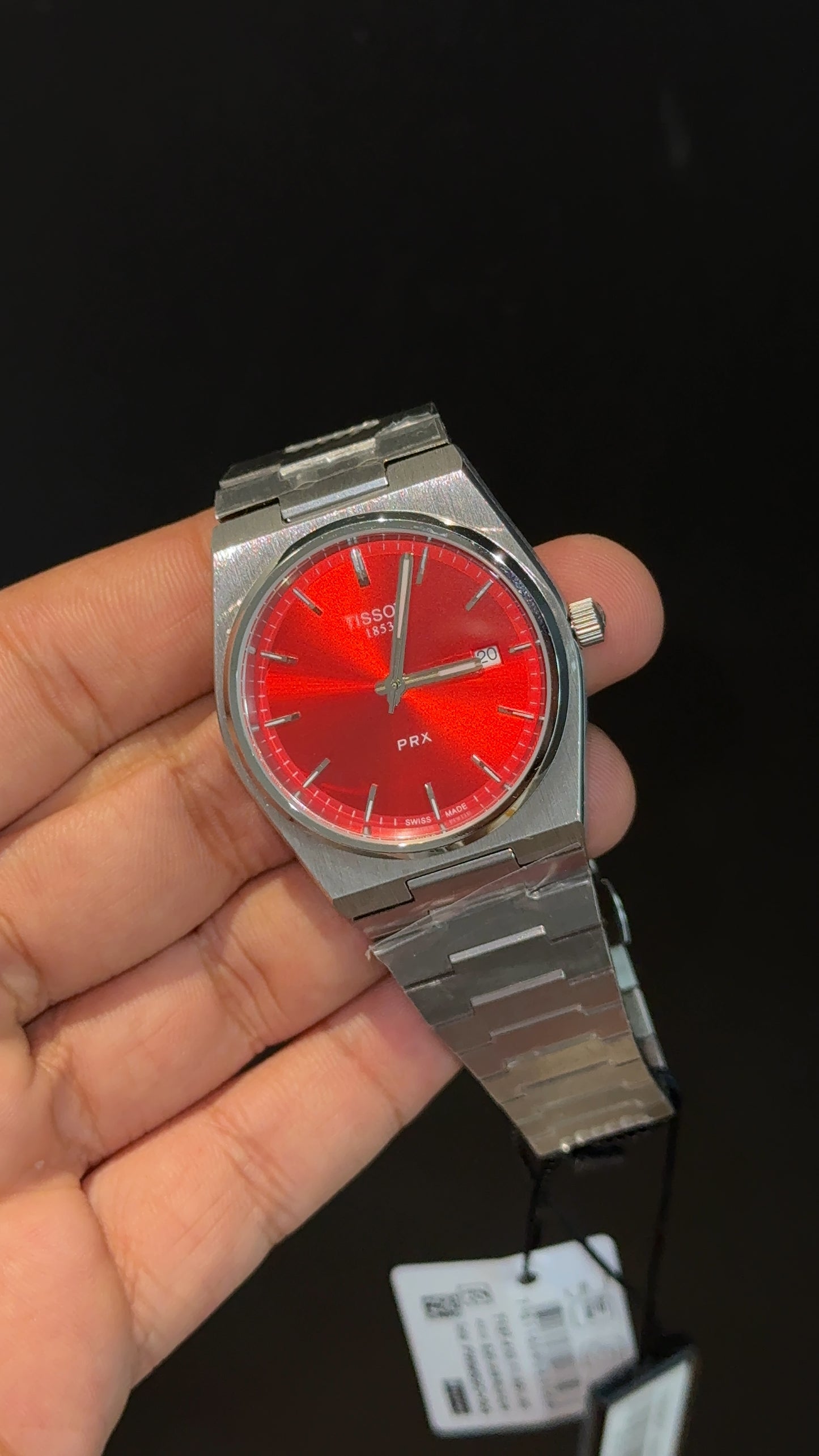 Tissot Prx | Quartz | Silver Chain | Shaddy Orange Dial