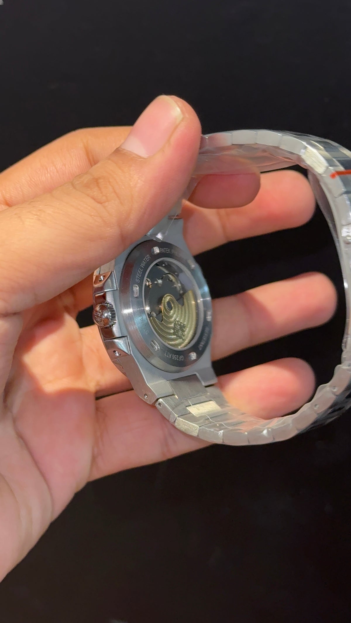 PP Auto | Silver Chain | Black Dial