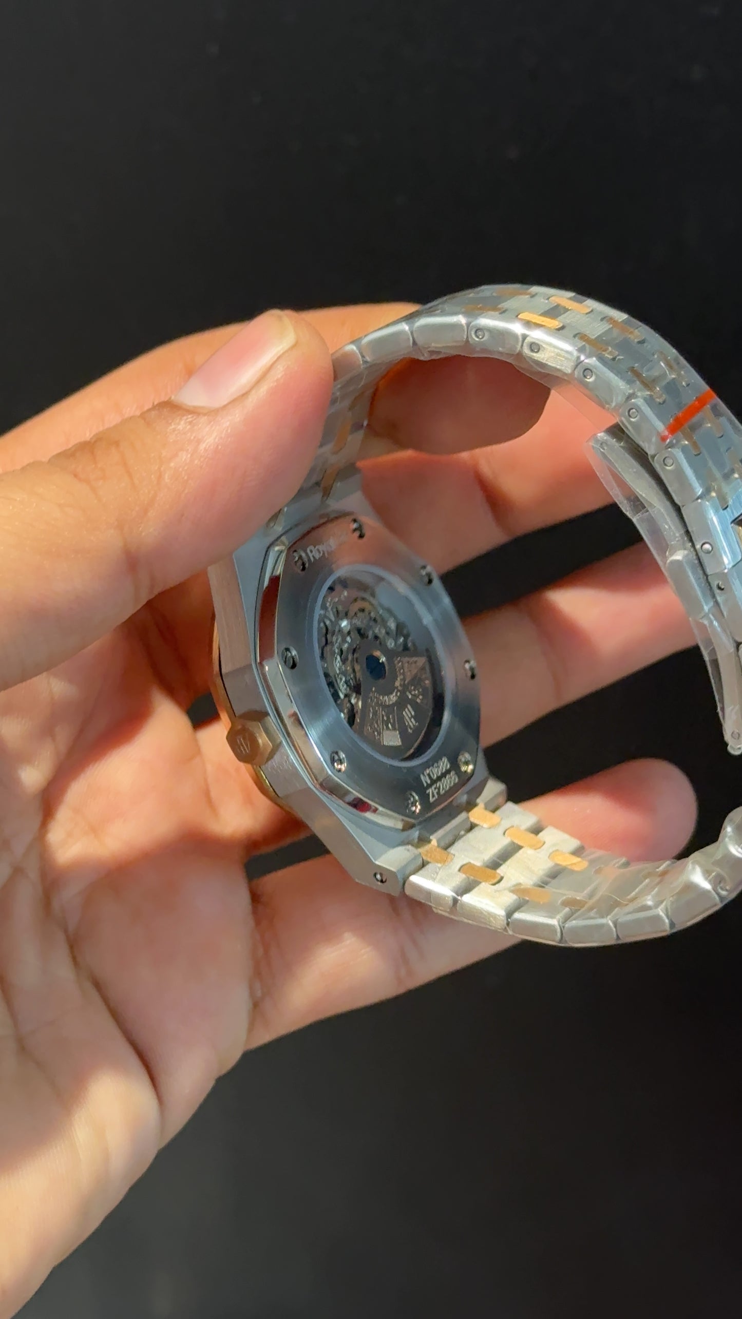 AP Skeleton | Auto | Rose Two Tone | Blue Dial