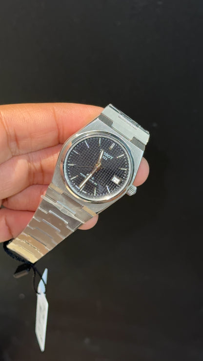 Tissot Prx | Quartz | Silver Chain | 35mm | Black Texture Dial - twentyfour
