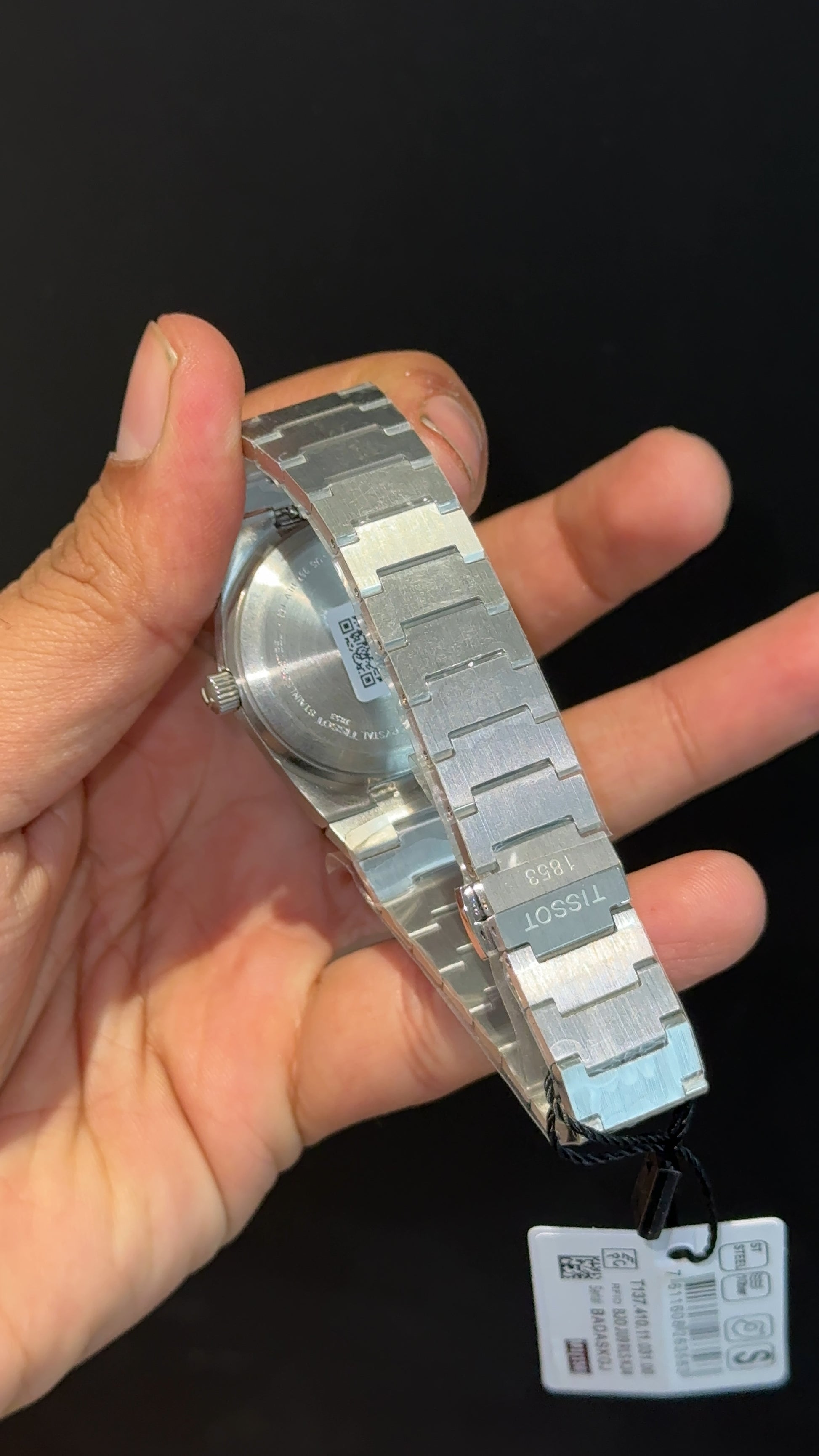 Tissot Prx | Quartz | Silver Chain | 35mm | Green Texture Dial - twentyfour