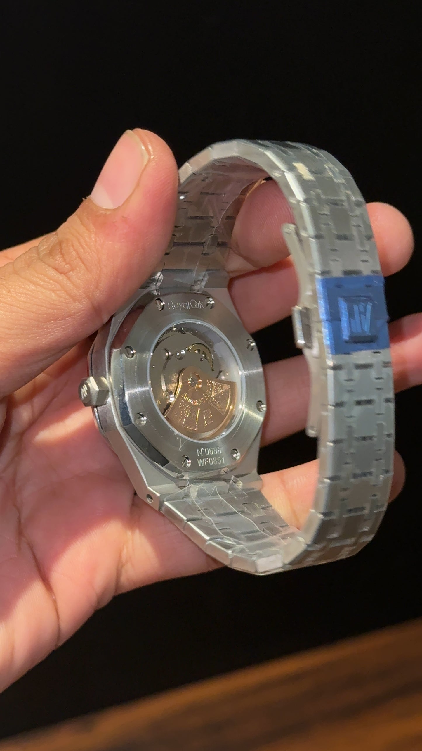 AP Auto | Silver Chain  | Blue Dial