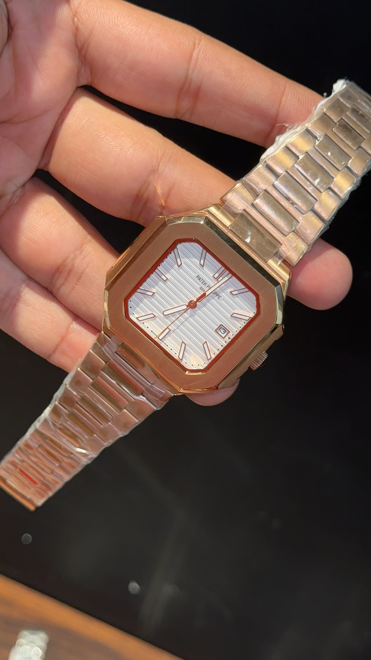 PP Auto | Cubitus | Rose Chain | White Dial