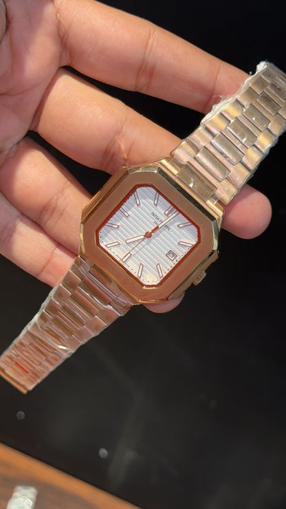 PP Auto | Cubitus | Rose Chain | White Dial