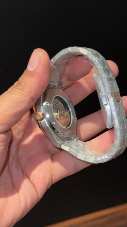 AP Auto | Rose Two Tone  | Blue Dial