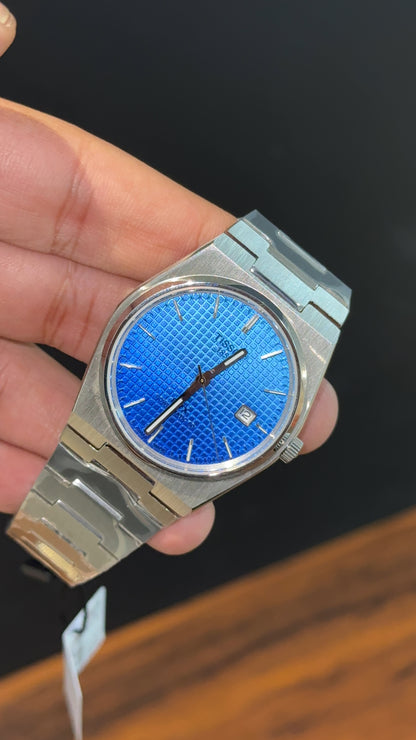Tissot Prx | Auto | Silver Chain | Shaddy Blueish Dial