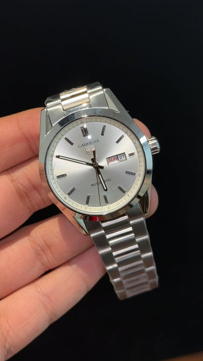 Tag Carrera | Silver Chain | DayDate | Silver Dial