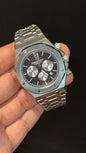 AP | Silver Chain | Silver Chrono | Black Dial