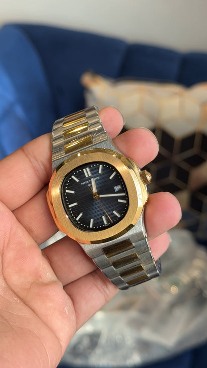 PP Auto | Gold Two Tone | Blue Dial