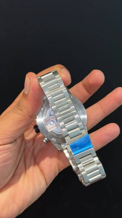 Tag Batman | Carrera 2 | Silver Chain | Chrono | Black Dial