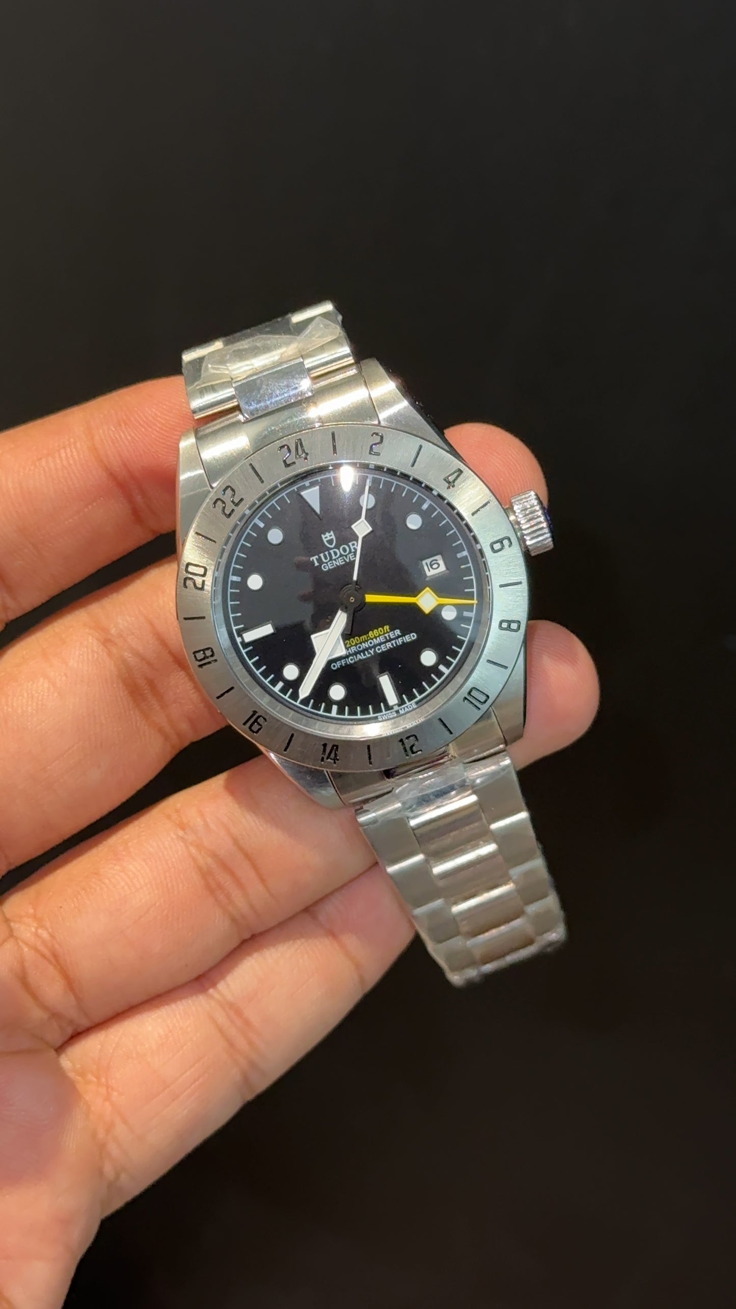 Tudor Gmt | Black Bay Snowflake | Silver Chain | Black Dial
