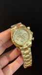 Daytona | Gold Chain | Chrono | Gold Dial