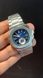 PP Auto | Single Time Edition | Silver Chain | Dark Blue Dial