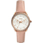 Fossil Women’s Quartz Pink Leather Strap White Dial 35mm ES4393 - twentyfour