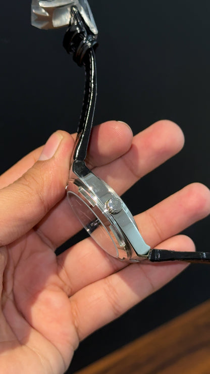 Vacheron Constantin | Black Leather Strap | Pendulum | Black Dial