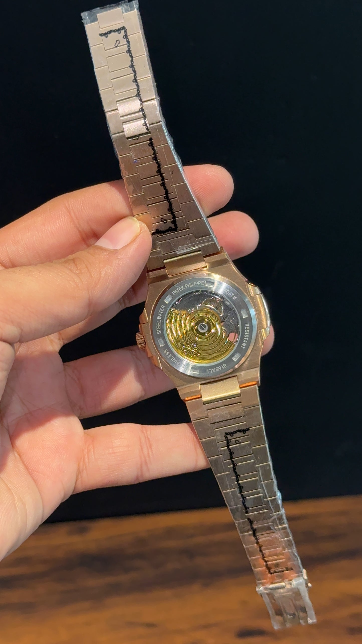 PP Auto | Rose Chain | Open Heart Edition | Blue Dial