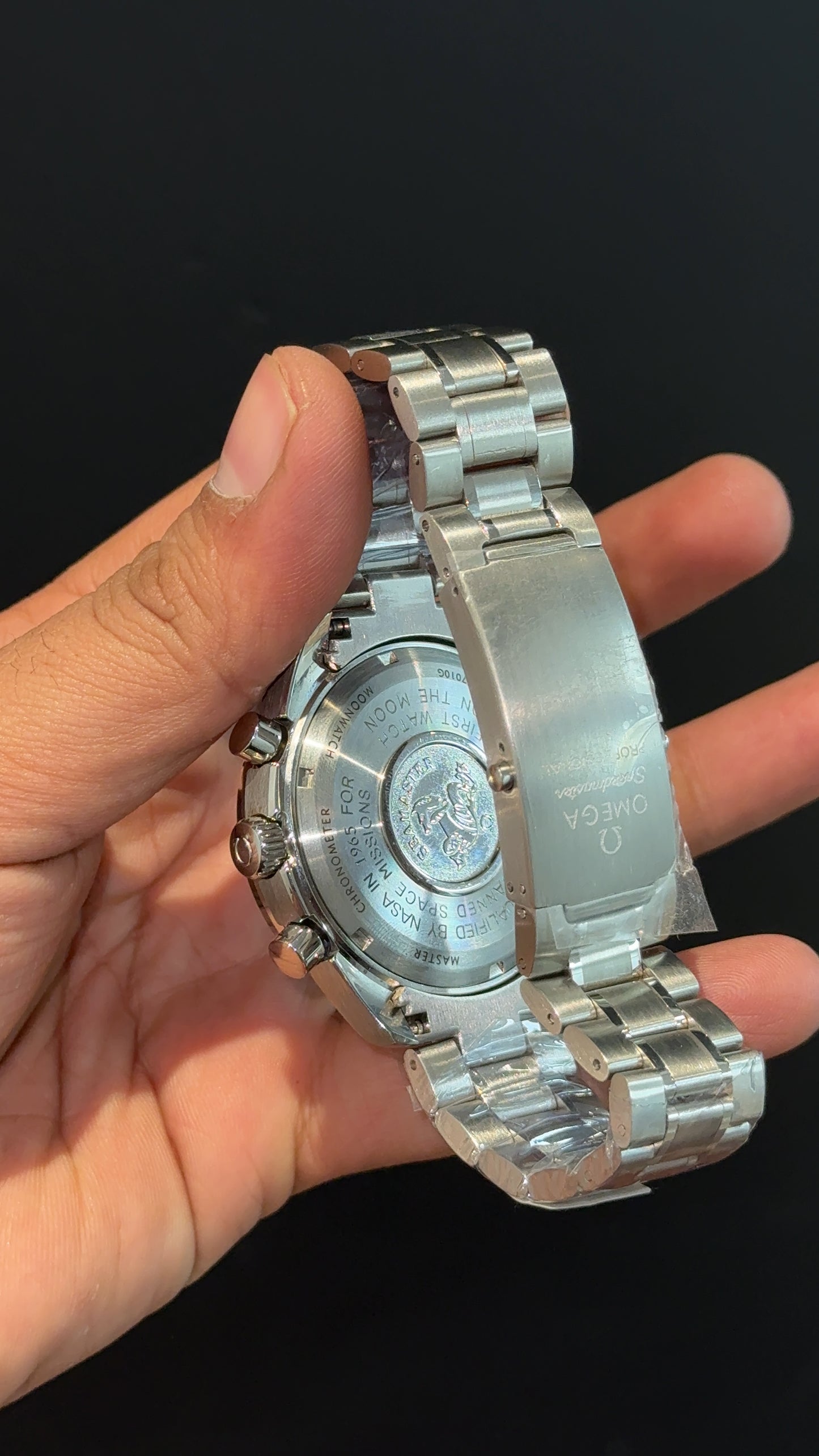 Omega Speedmaster | Silver Chain | Chrono | All Blue Dial - twentyfour