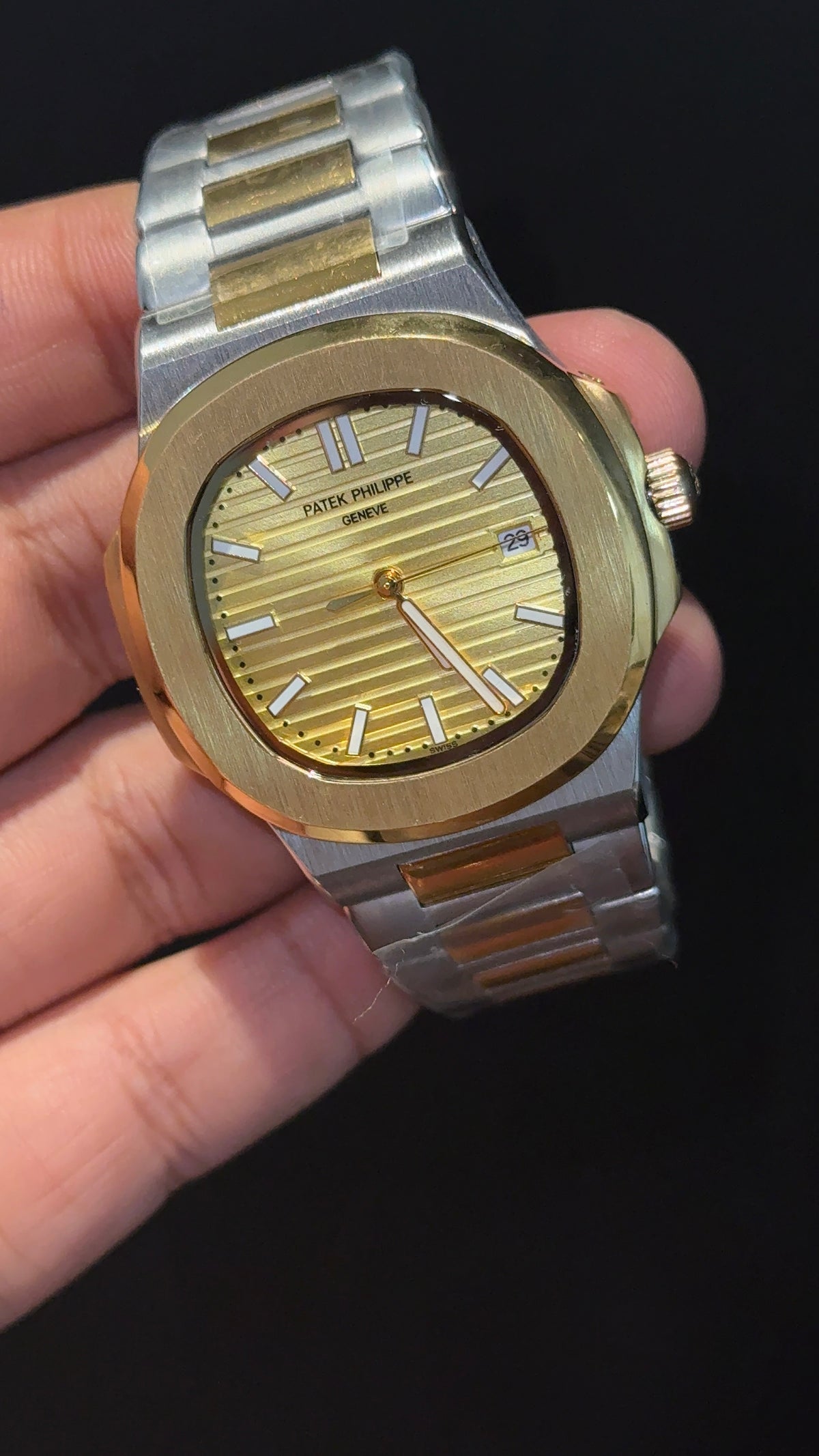 Pp Auto | Rose Two Tone | Gold Dial
