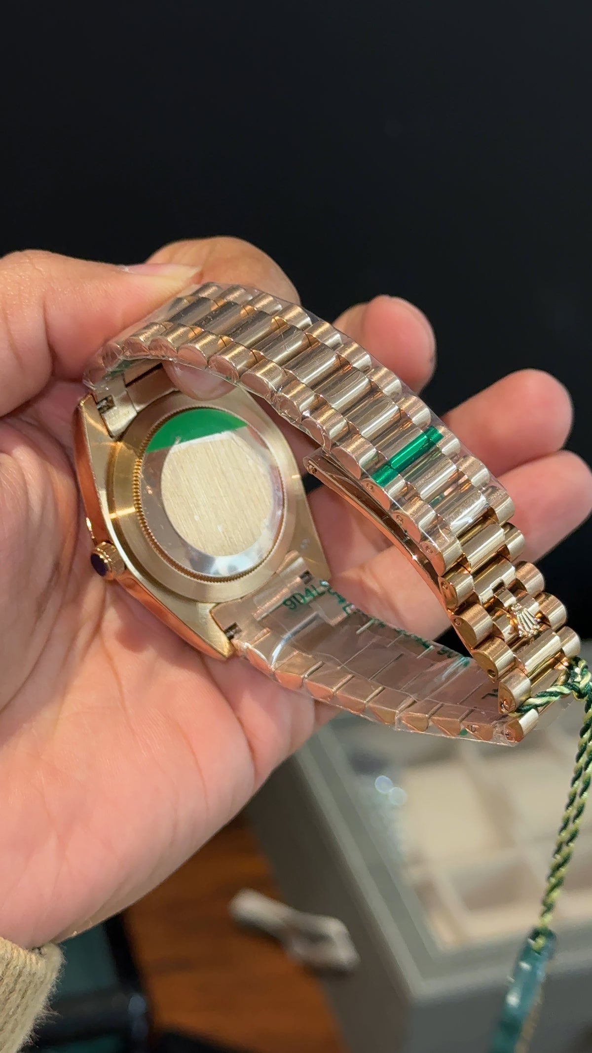 DayDate | Rose Chain | Ombre Dial