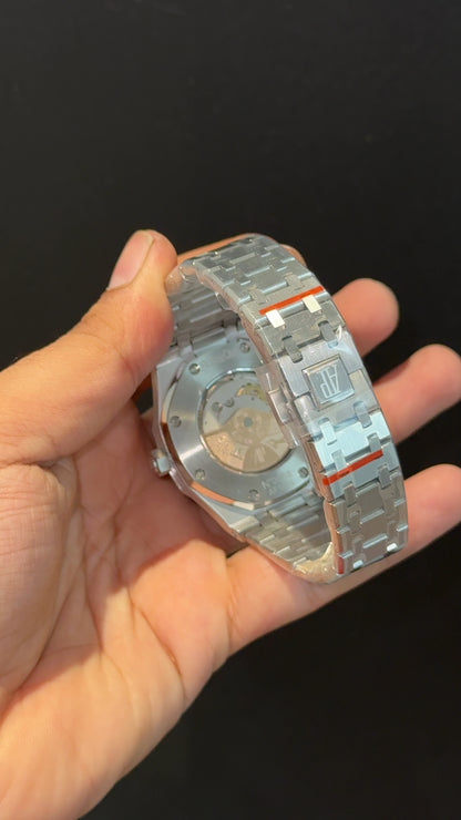 AP | Auto | Silver Chain  | Dark Grey Dial