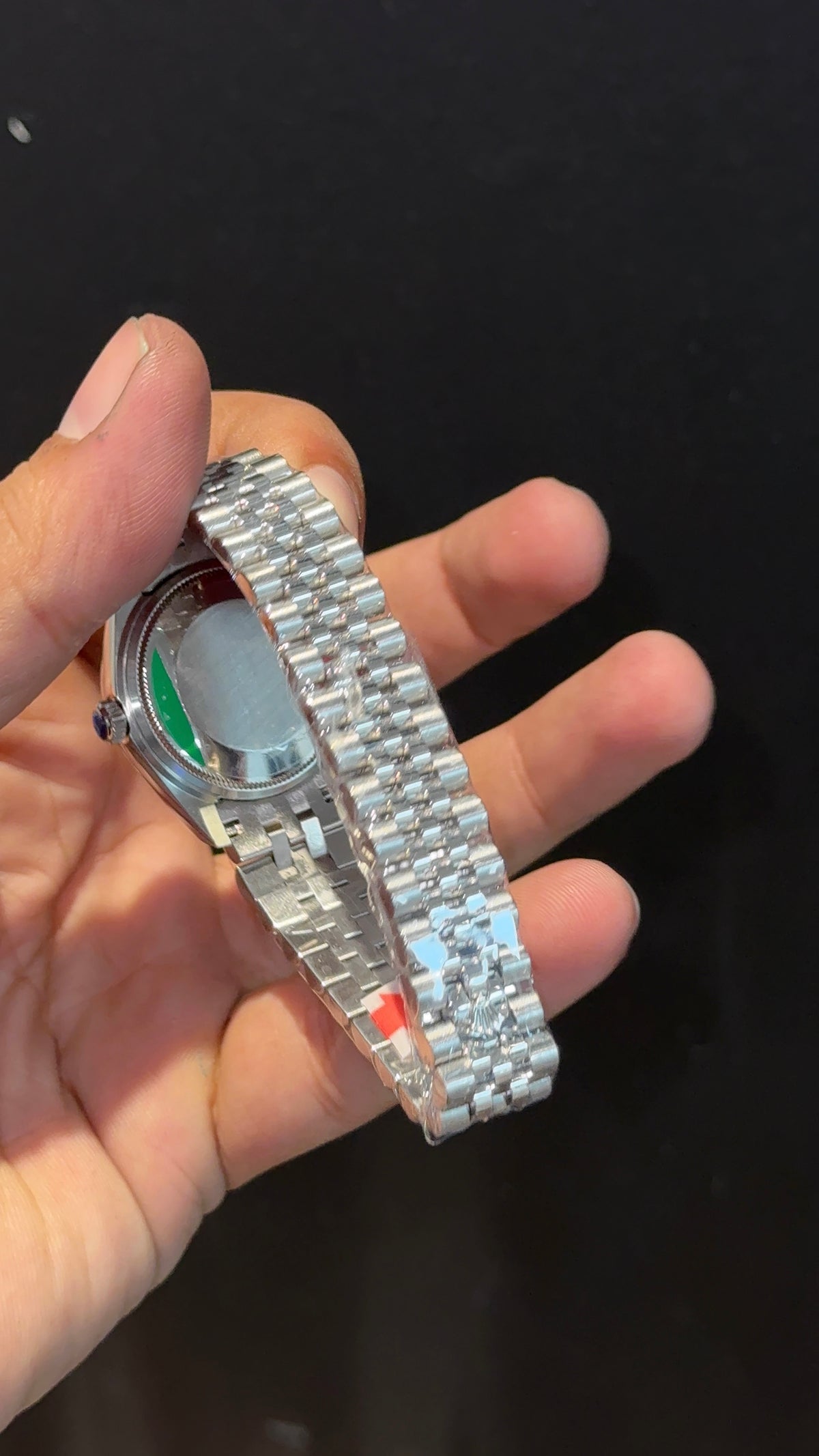 Premium DateJust | Eveline | Diamond Bezel | 30mm | Women | Silver Chain | Silver Dial