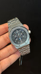 AP Auto | Silver Chain | Chrono | Calendar Edition | Black Box Dial