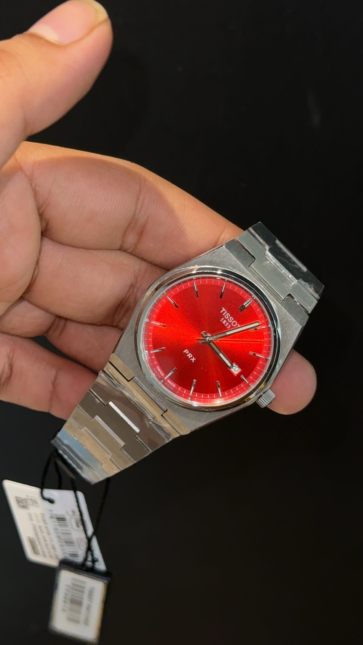 Tissot Prx | Quartz | Silver Chain | Shaddy Orange Dial