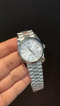 Datejust | 36mm | Silver President Chain | White Dial
