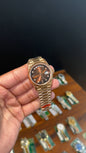 Premium Daydate | 36mm | Rose Chain | Gradient Choco Diamond  Dial