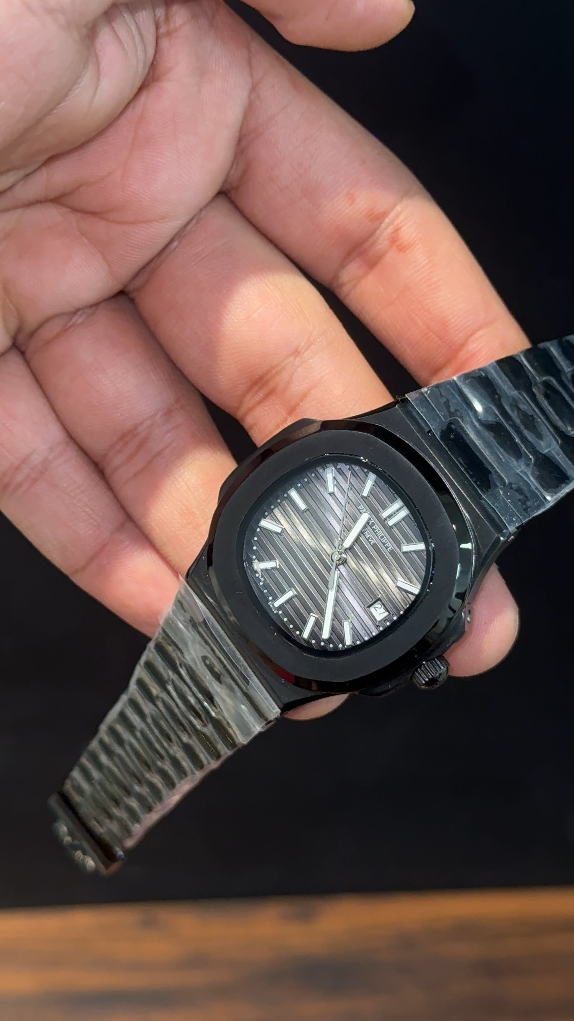 PP Auto | Black Chain | Charcoal Dial - twentyfour