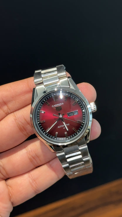 Tag Carrera | DayDate | Silver Chain | Shady Mehron Dial