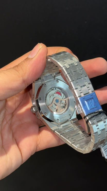 AP Auto | Silver Chain | Chrono | Calendar Edition | Silver Box Dial