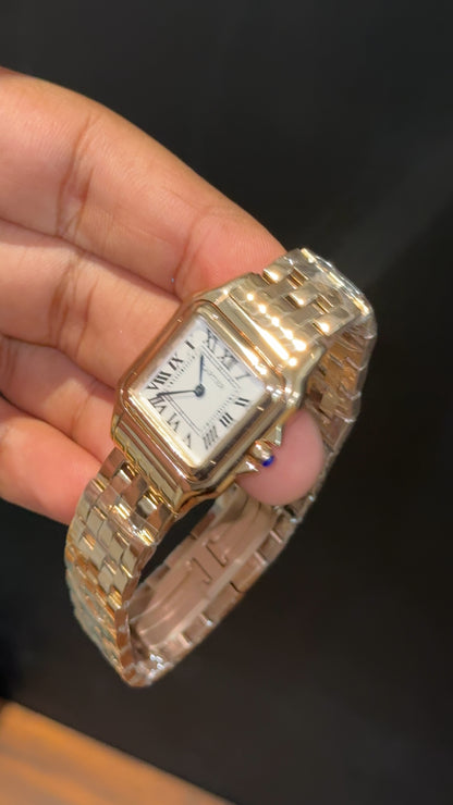 Cartier Panthere | 26mm | Woman  | Rose Chain | White Dial