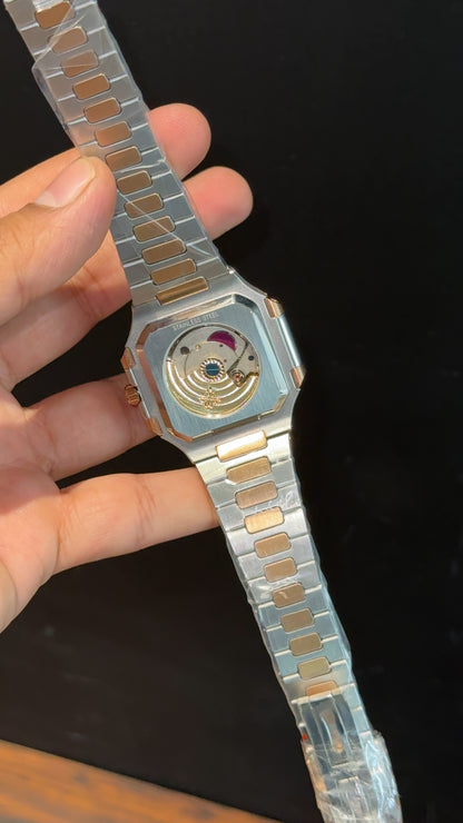 Pp Auto | Cubitus | Rose Two Tone | Grey Dial - twentyfour